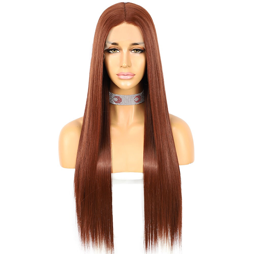 HIGH QUALITY 13"3 SUPER SOFT FIBER FRONTAL WIGS, 30'
