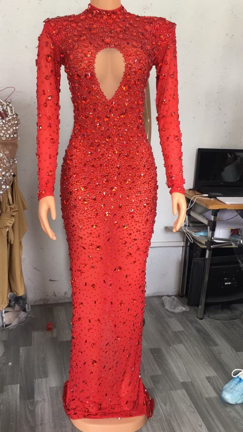Glitter Rhiny Dress - Menkie Luxy