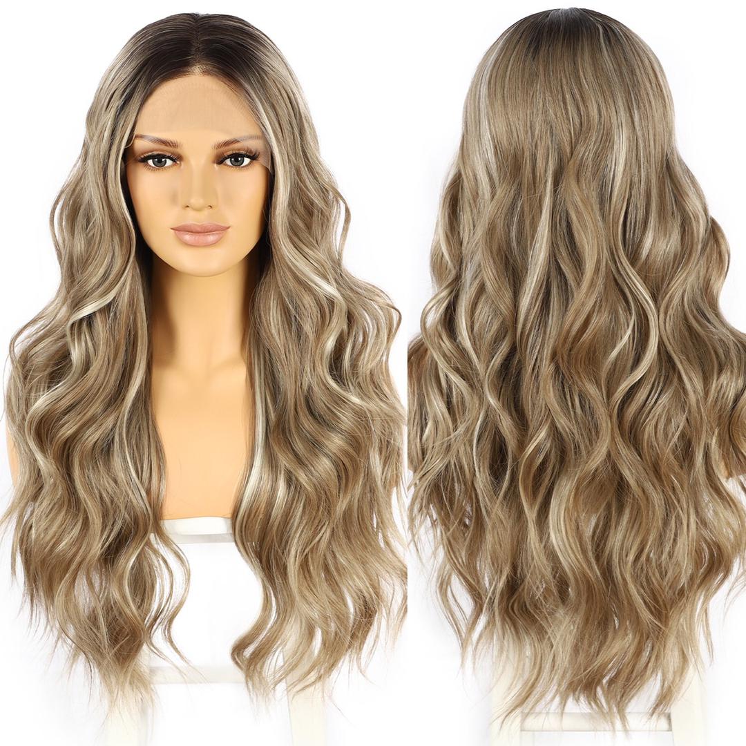 Violet; Regular Fiber high quality Super Soft fiber 13”3 synthetic frontal wig