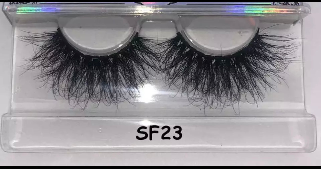 Diva-1 pairs, 25mm Mink Reusable Eyelashes Fluffy-Super Wispy - Menkie Luxy