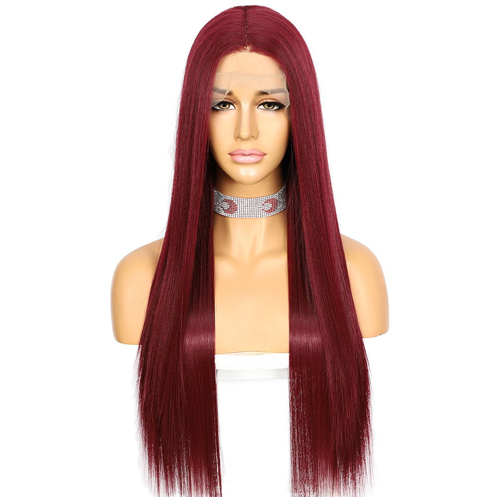 High Quality Super Soft Fiber Frontal Wigs