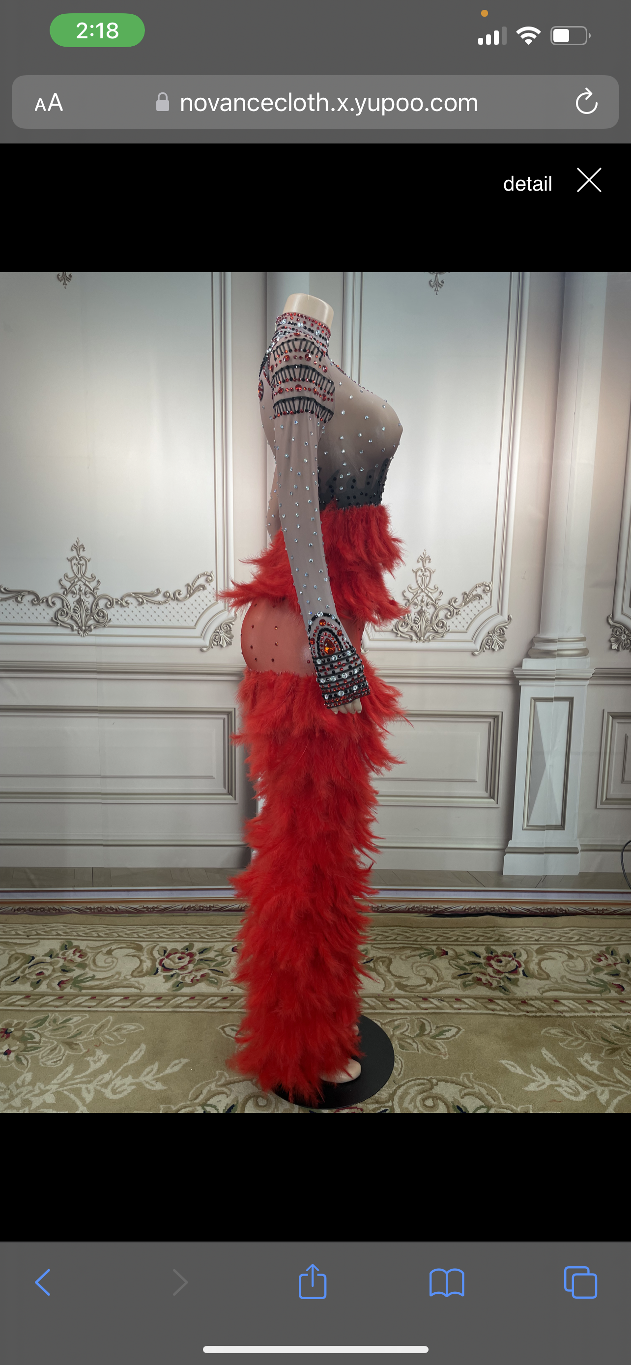 RED SEXY STEP DRESS - Menkie Luxy