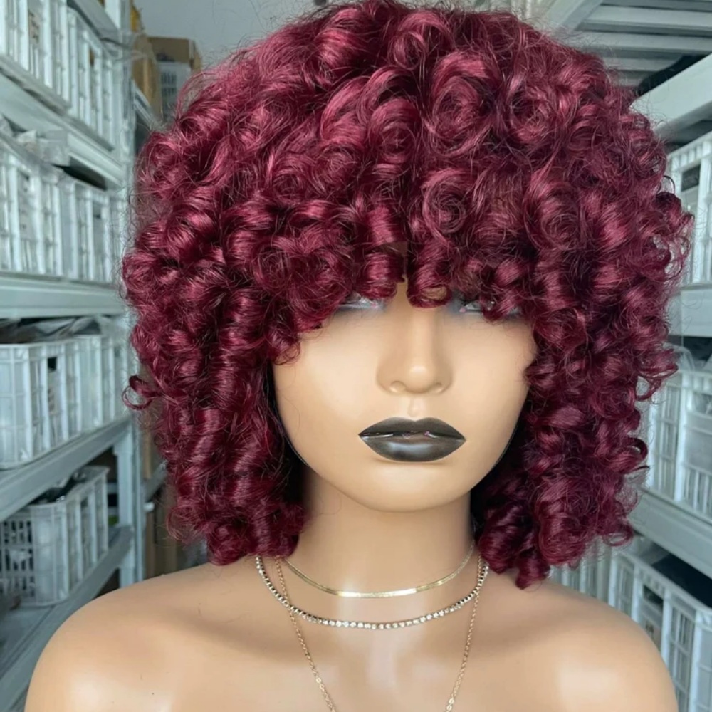 Raw Vietnamese Super Double Drawn Human Hair Wig-Hd closure, 12" - Menkie Luxy