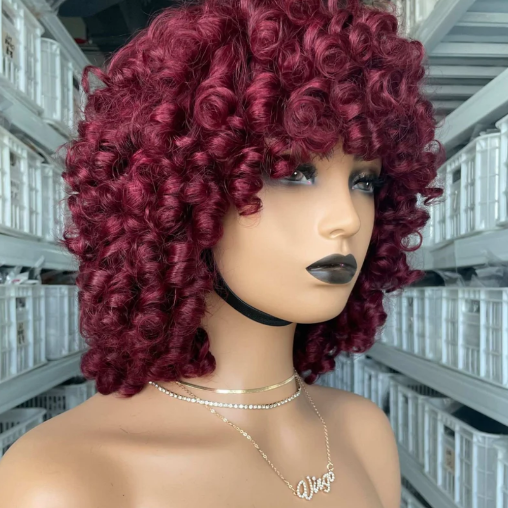 Raw Vietnamese Super Double Drawn Human Hair Wig-Hd closure, 12" - Menkie Luxy