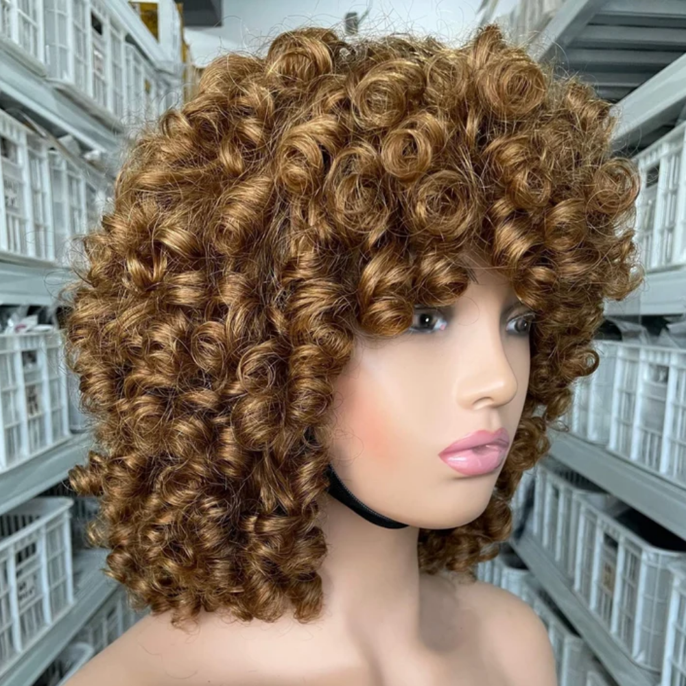 Raw Vietnamese Super Double Drawn Human Hair Wig-Hd closure, 12" - Menkie Luxy