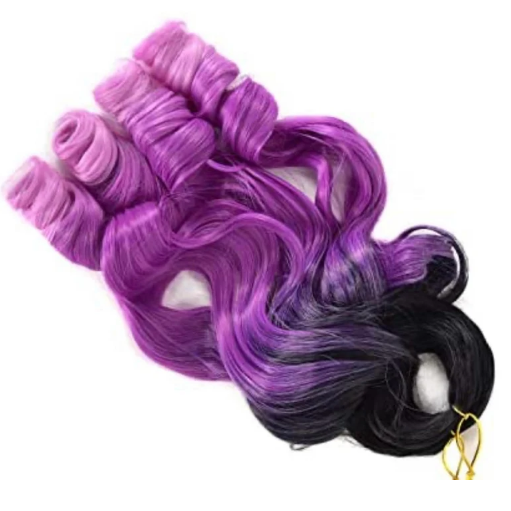 Magic inner boucle Pre- Stretch Braided Hair(Pack Of 6)-Great for braids 22" - Menkie Luxy