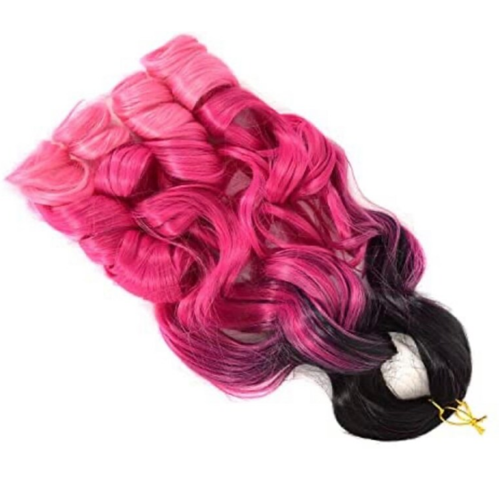 Magic inner boucle Pre- Stretch Braided Hair(Pack Of 6)-Great for braids 22" - Menkie Luxy