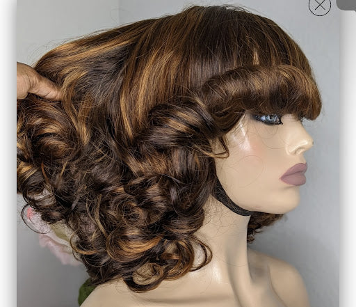 Dina-glueless curly wig - Menkie Luxy