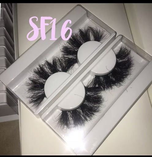 Diva-1 pairs, 25mm Mink Reusable Eyelashes Fluffy-Super Wispy - Menkie Luxy