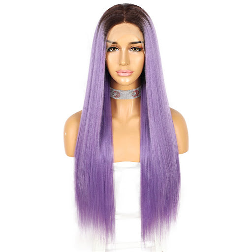 Anahi; Futura high quality Super Soft fiber frontal wig,great for cosplays, drag queen, black and white women hair