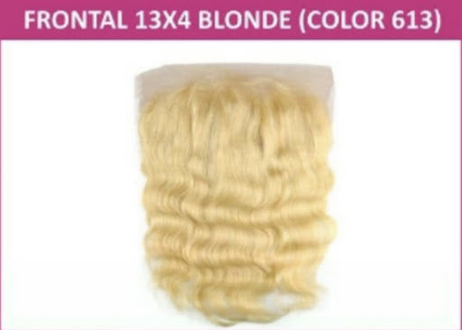 High Quality One Donor Luxury Raw 13β4 Blonde(613) Transparent frontals - Menkie Luxy