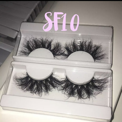 Diva-1 pairs, 25mm Mink Reusable Eyelashes Fluffy-Super Wispy - Menkie Luxy