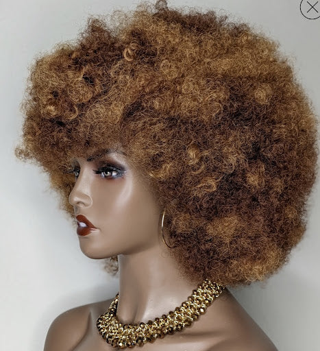 Amara La Wig-super soft Glue-less fiber Afro Wig, Great for cosplays, drag queens, parties and outing wig, Afro pop wig