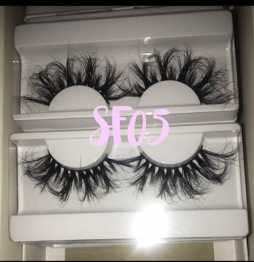 Diva-1 pairs, 25mm Mink Reusable Eyelashes Fluffy-Super Wispy - Menkie Luxy