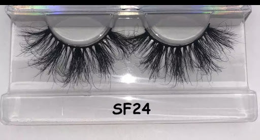 Diva-1 pairs, 25mm Mink Reusable Eyelashes Fluffy-Super Wispy - Menkie Luxy