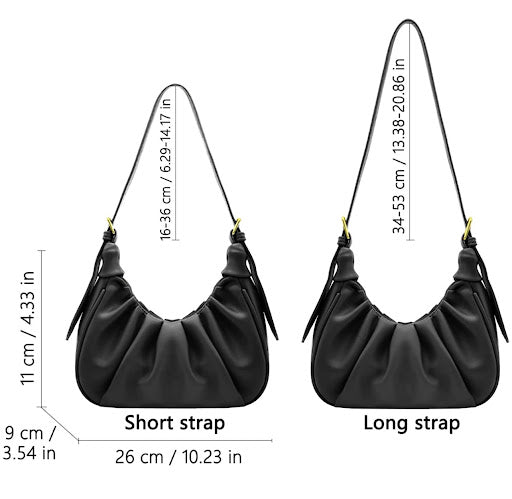 Title: Shoulder Bag for Women Chic Pouch Bag Vintage Hobo Handbag