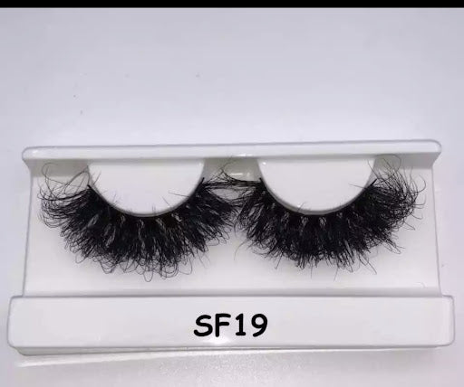 Diva-1 pairs, 25mm Mink Reusable Eyelashes Fluffy-Super Wispy - Menkie Luxy
