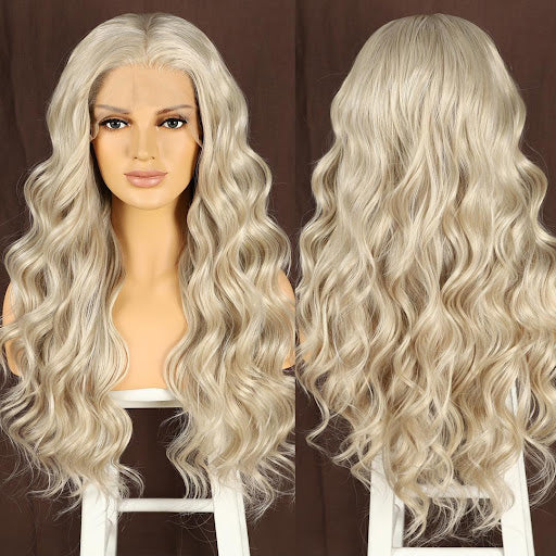 Violet; Regular Fiber high quality Super Soft fiber 13”3 synthetic frontal wig