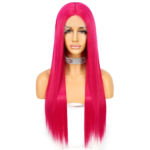 High quality Super Soft fiber Balayage Style: T part closure wig, Great for Drag queen, cosplays and outing wig