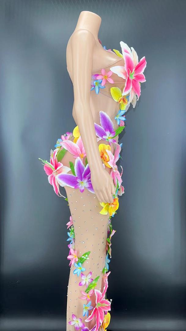 FLOWER COLOR DRESS - Menkie Luxy