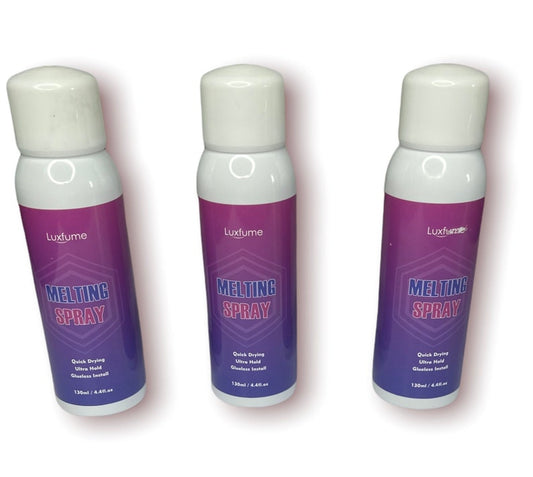 100% WIG LACE MELTING spray. 2 in 1. It helps secure lace wig image 1