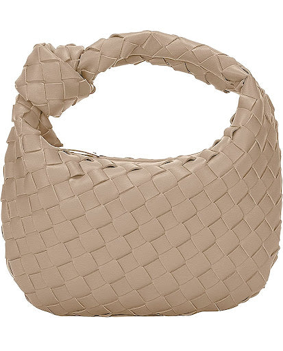 Trending Women Handbag 2022 braided Leather Shoulder Bag Retro Woven Handmade Hobo Clutch Bag Fashion Mini Retro Bag Tote Boho bag