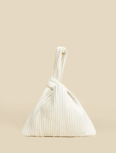 Minimalist Ribbed Novelty Bag PU LEATHER BAG