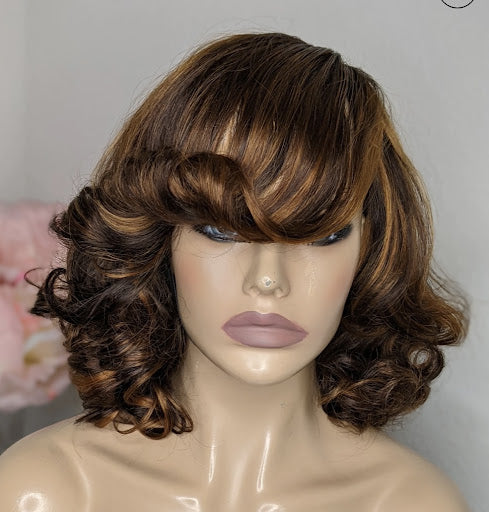 Dina-glueless curly wig - Menkie Luxy