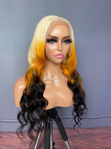 Hottie-13*4 Transparent lace frontal body wave wig - Menkie Luxy